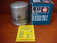 Фильтр масляный Vic C512/C1511/C1815/P502039